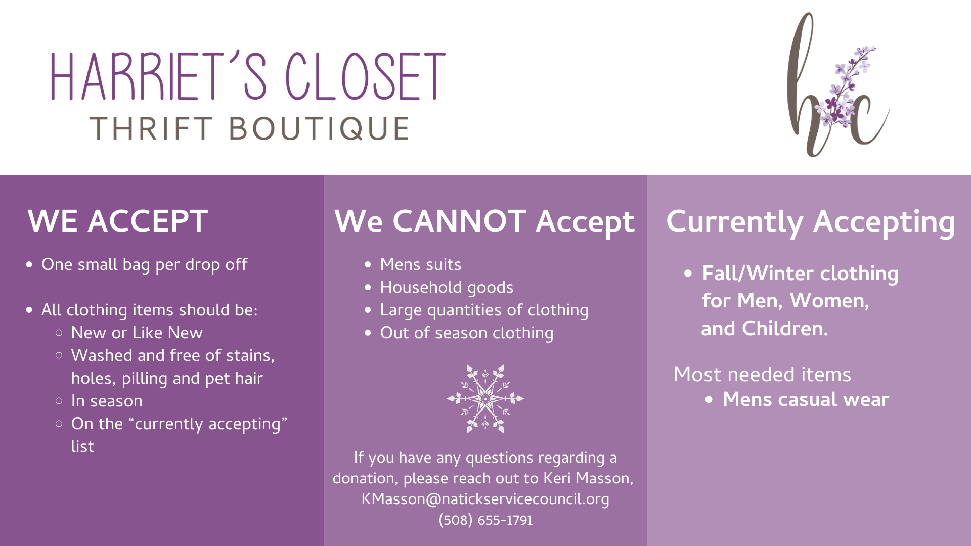 Website HC NSC Donation Guide Website HC NSC Donation Guide